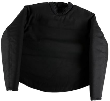 Aymzbd Long Sleeve Jacket, Fencing Tutor Vest, Sportswear Athletic Top Protector Canvas Suit for Indoor Outdoor Women Men, M