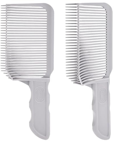 Pettini da parrucchiere multiuso per uomo, 2 pezzi, pettine professionale per taglio di capelli, pettini per taglio e styling pettine ergonomico da parrucchiere