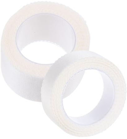 UKCOCO Skin Tape Adhesive Breathable White Tape for Hypoallergenic Wound Dressing and Gauze Support 2 Pack