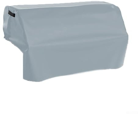 Dolvitrny Copertura impermeabile per barbecue da incasso, tessuto Oxford 600D, orlo elastico e design aderente, colore tortora (94 x 68,5 x 61 cm)