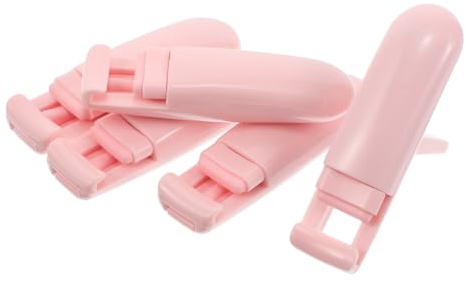 ULTECHNOVO Rizador de Pestañas Profesional Portátil de Plástico, 5 Piezas, Curvador Segmentado para Pestañas Parciales, Compacto Adecuado para Uso en Casa y Viajes