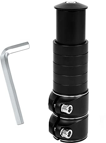 Jubaopen Elevador Manillar Bicicleta con Extensión Vástago 138 MM - 4 Accesorios para Montaña y Carretera