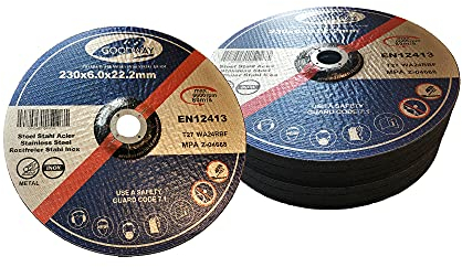 GOODWAY Schruppscheibe Ø 230 X 6,0 mm für Stahl Metall 5 Stück