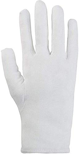 24 Paar Stoffhandschuhe weiß Größe 8 / M - Trikot extrafein Baumwollhandschuhe