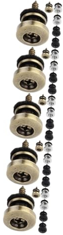 Abaodam 30stücke Gitarrengurt Schlösser Aus Rutschfeste Endpins Gitarre Akustikgitarre Und Bass Einfache Installation Langlebig Und Robust Antikem