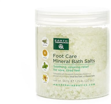Earth Therapeutics Foot Care Mineral Bath Salts with Arnica