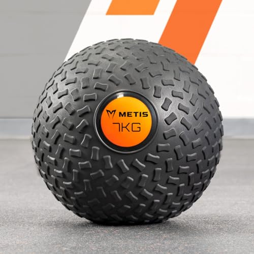 METIS Fitness Slambollar [3 kg - 30 kg] | Bygg styrka och förbättra fitness med studsbeständiga slambollar - finns individuellt eller som ett set (7 kg)