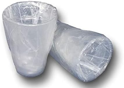 Individually Wrapped 8oz Plastic Cups. Premium Quality Clear Hygenic Disposable Cups - Pack of 500