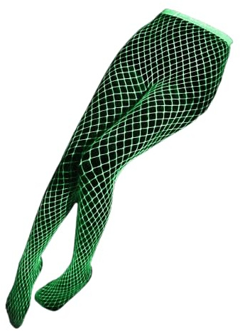 LAOYEFACAI Calcetines Luminosos Oscuros para Mujer Medias de Malla Luminosas Medias Reflectantes Ahuecadas Sexy Bodys