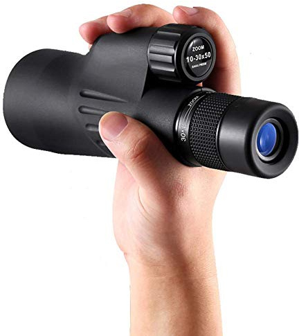 BDKSEXBF Binocolo Portatile ad Alta Potenza Telescopi monoculari Impermeabili, monocolo HD ad Alta Potenza con Prisma BAK4 Conchiglie oculari rotanti per Birdwatching Wildl