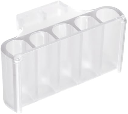 BDKMMS Pflanzenhalter für Aquarien, 5 Löcher, Pflanzenkorb mit Haken, hängender Pflanzenbecher für Aquaponik, Aquarium-Dekorationen