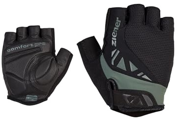 Ziener Herren CLAASS Fahrrad-/Mountainbike-/Radsport-Handschuhe | Kurzfinger - atmungsaktiv/dämpfend, Green mud, 9,5