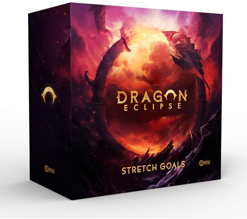Dragon Eclipse Stretch Goals Brettspiel-Erweiterung – Kooperative Kampagne mit Zwei neuen Szenarien für Kinder und Erwachsene, ab 12 Jahren, 1–2 Spieler, 60–120 Minuten Spielzeit, hergestellt von