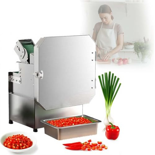 Picadora Industrial De Verduras Eléctrica 300W, Procesador De Alimentos Comercial 150-300kg/h, Grosor Ajustable 1.5-35mm, Cortador De Cebollas Para Hogar Hotel Restaurante