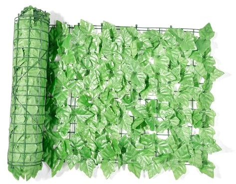 Pantalla de valla de privacidad,Pantalla de valla de privacidad de hoja de uva para setos artificiales impermeables - Decoración de vid interior al aire libre para jardín, patio, balcón y pared de apa