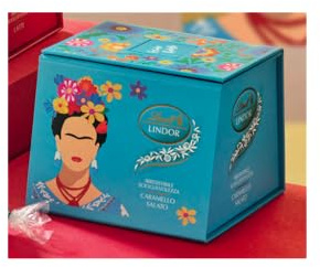 Lindt - Lindor Caramello Salato - Collezione arte - Frida Kahlo - 100g