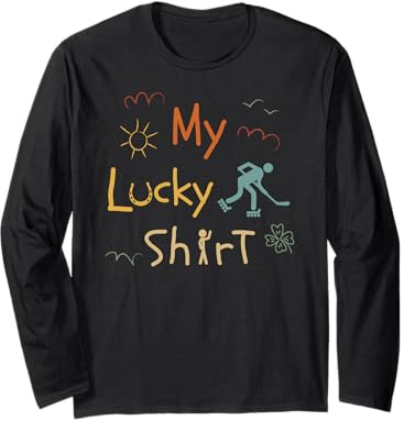 Hockey sur roulettes Vintage Roller-Hockey Inlinehockey Manche Longue