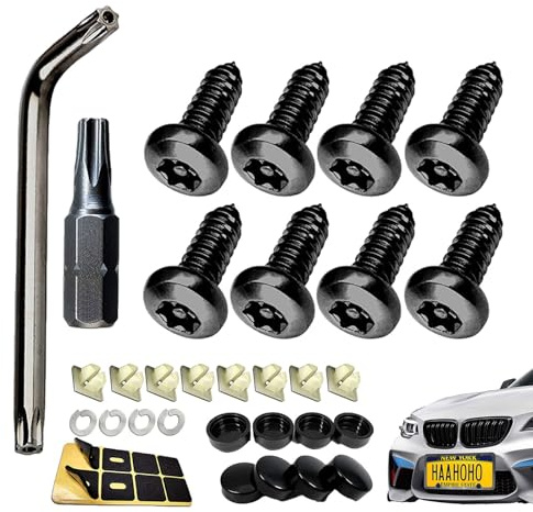 Viti per nere - Kit di fissaggio per tappi di copertura protettiva, bulloni autofilettanti in acciaio inossidabile resistente, hardware di fissaggio numerico, affidabile set di montaggio