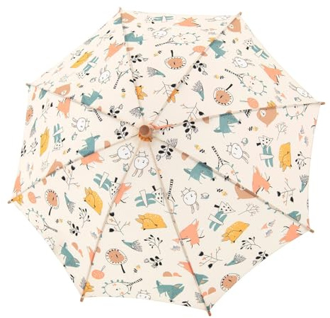 Doppler Regenschirm Nature Kids Umbrella Forest Animals beige