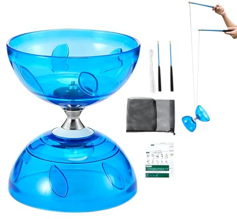 Chinesisches Jo-Jo Für Kinder - Jo-Jo Set | Tragbarer Entwicklungsball Mit Netzbeutel Und Stäbchen, - Spielzeug, Reise Spiel Schule Zuhause Lernen Warten Partys Halloween Ferien Innen Auße