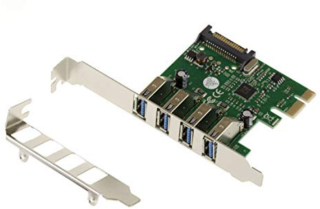 KALEA-INFORMATIQUE Carte PCIe USB 3.0 4 Ports VL805 Low Profile | Carte PCIe USB 3.0 4 ports VIA VL805