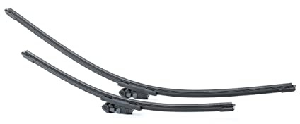 RIDEX Scheibenwischer Set Wischerblätter Satz mit Spoiler Vorne Länge 1: 650mm Länge 2: 450mm Flachbalkenwischblatt Kompatibel mit VW Golf 7 Schrägheck 5G1, BQ1, BE1, BE2 Top Lock 298W0008