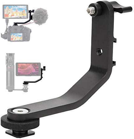 Kamera-Videomonitore L Halterung, Armhalterung aus Aluminiumlegierung, Schuhhalterung L Halterung für F5 F6 F6S S55 FW567 FW568 Kameramonitore