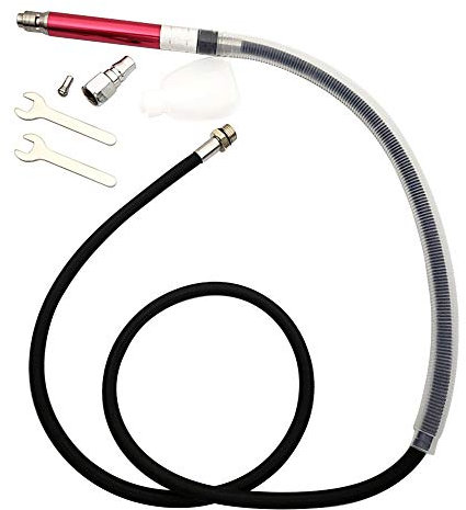 Juego de micro amoladora de aire, micro amoladora neumática, lápiz de corte neumático de mano con llave, 65000 RPM, 1/4 de pulgada