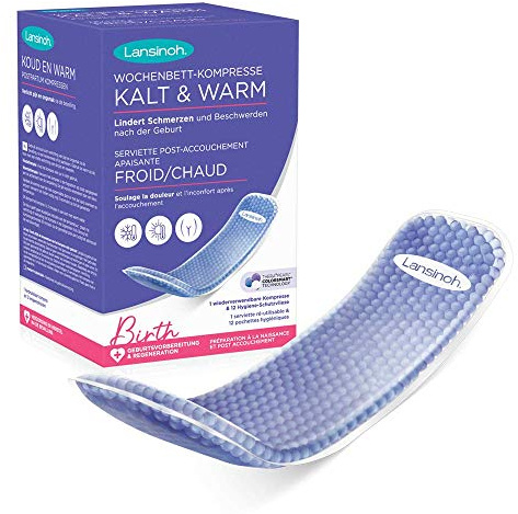 Lansinoh I Serviette Post-accouchement apaisante chaud/froid