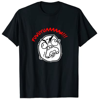 Waiter Fuwuyuan Rage Face Funny Chinese T-Shirt