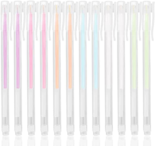 BOZLLY 12PCS Schnell Trocknender Klebestift - Flüssiger Klebestift Mit Feiner Spitze - Quick Dry Glue Pen Für Scrapbook, Hause, Schule Und Büro