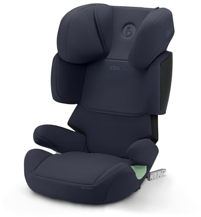 CBX by CYBEX Kinder-Autositz Solution X i-Fix, Für Autos mit und ohne ISOFIX, Ab ca. 3 bis 12 Jahre (100 - 150 cm), Ab ca. 15 bis 50 kg, Blau