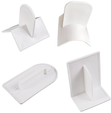 4 Pcs Plastic Fondant Icing Smoother Polisher Cake Decorating Smoothing Tool with Handle Cake Icing Trowel Cake Icing Smoother Cake Surface Smoother for Cakes Surface Edge Corner Decoration