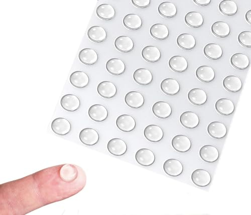 Selbstklebend Türpuffer, 100pcs Gummipuffer Selbstklebend, Gummifüße Selbstklebend,Türpuffer Transparent,Türstopper Wand selbstklebend ,Elastikpuffer selbstklebend für Glasplatten Türen Schränk 3*10mm