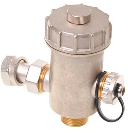 Aqbau® Magnetischer Schlammabscheider - Messing Heizungsfilter für Effiziente Reinigung, Universal Montage, Magnetabscheider 10 bar - Fernwärmeanlagen Heizung Magnetischer Filter (3/4)