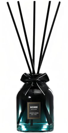 TUPANDY 150ml/5oz Fragrance Glass Diffuser Bottle Empty Aromatherapy Storage Container Use for DIY Replacement Reed Diffuser Sets (Gradient)