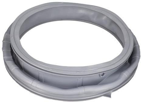 ensipart Türmanschette für Waschmaschine kompatibel mit SAMSUNG DC64-03198A grauer Faltenbalg für Waschmaschine Türdichtung Gummidichtung