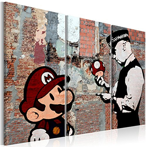 B&D XXL - Akustikbild 90x60 cm Bilder mit Akustikschaumstoff Hochleistungsschallabsorber Schallschutz Leinwandbild XXL 3 tlg Wandbild i-C-0103-b-e