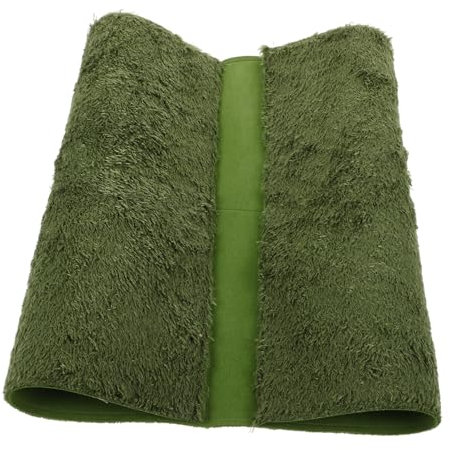BESPORTBLE Tappeto per Rettili Tappetino Resistente all Usura per Terrario Rivestimento in Erba Sintetica per Lettiere Portatili Facile da Pulire e Tagliare