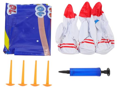 TOYANDONA 1 Satz -Teppich Teppiche Spielzeuge Kinderspielzeug Darts Outdoor-gartenspiel Werfendes Spielzeug Aufblasbare Rasenpfeile Lustiges Outdoor-familienspiel PVC