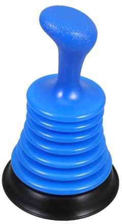 WHAMVOX Abflussreiniger Pümpel Aus Kunststoff Schnellwirkender Rohrreiniger Für Küche Bad Dusche Kompakt Und Tragbar Mit Quetschmechanismus Für Kleine Abflüsse