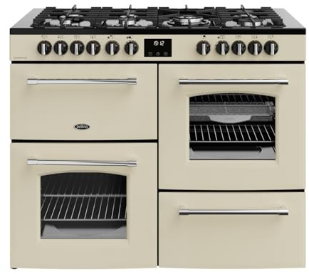 Belling Farmhouse 110cm Dual Fuel Range Cooker - Cream