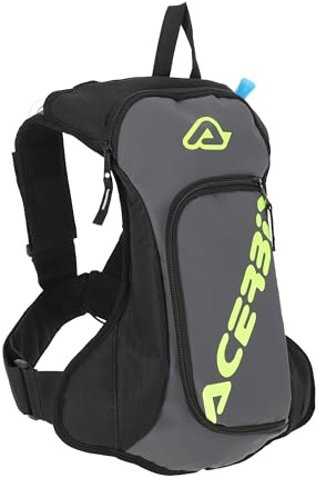 Acerbis Acqua Logo Trinkrucksack 5L Camelbag Motorrad Fahrrad Backpack (Grau, Universal)