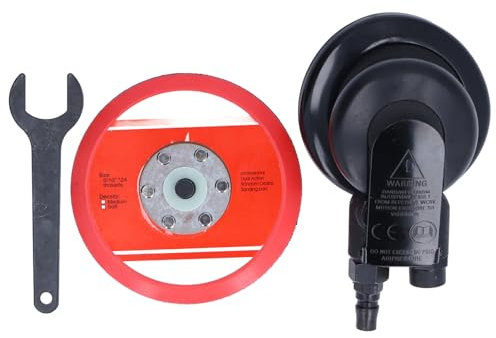 Lijadora orbital, amoladora neumática, lijadora neumática, control de velocidad eficiente para coche, madera, metal, belleza, base ABS