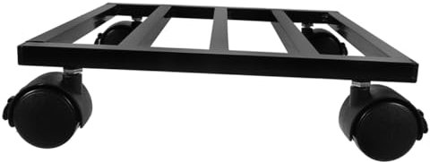 OFFSCH Robuster Pflanzenroller Mit Metallrahmen Heavy Duty Pflanzständer Für Drinnen Draußen Rollbarer Blumentopf-untersetzer Für Große Kübel Stabiler Blumenroller Mit Kippschutz Und Lang