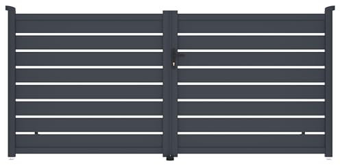 Gartentor G21 Reno 350x158 cm zweiflügeliges, Anthrazit