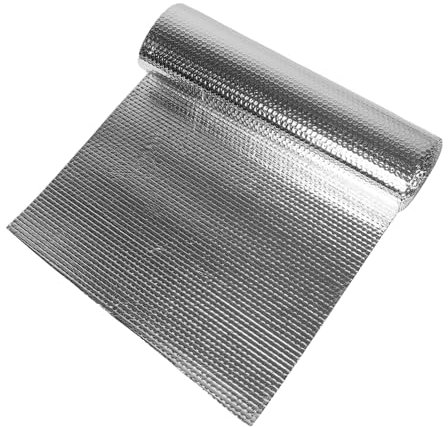 Film Isolant en Aluminium Argenté pour Radiateur 5m X 60cm