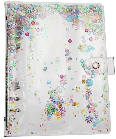 HOMSFOU Transparente Pvc-schutzhülle für Notizbuch Tagebuchhülle Notizbuchumschlag Schutzhülle aus Pvc Umschlag für Notizbuch Journalhülle Notizbuchschoner Transparente Schutzhülle