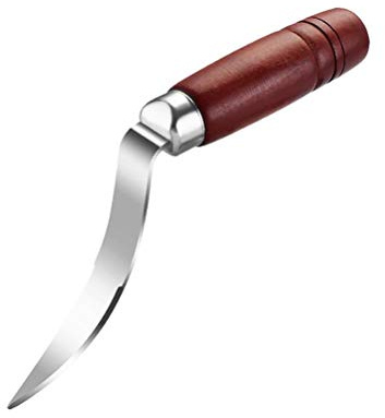 Chrees Abrelatas de Coco, Raspador de Coco de Acero Inoxidable con de Madera para Utensilios de Cocina, Abridor y Extractor de Cáscaras de (color madera)