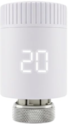 TECH Zigbee WiFi-ansluten termostatventil för vattenradiator - intelligent kontroll via app - öppet fönsterdetektering - Alexa Google-kompatibel - Prime CEE BAR-TH-173-kvalificerad - Passera